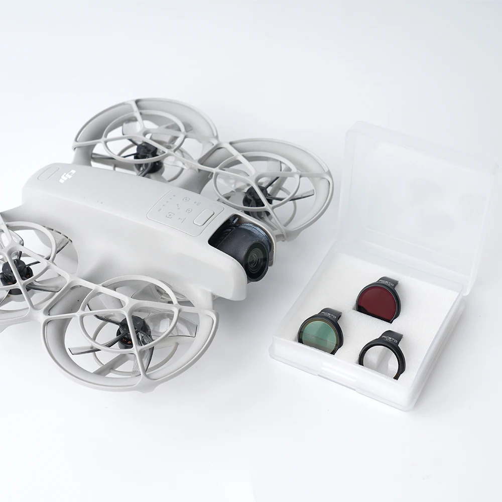RCSTQ Drone Magnetic Filters Set Bright Day 4 Pack ND8/ND16/ND32/ND64 ND Filter