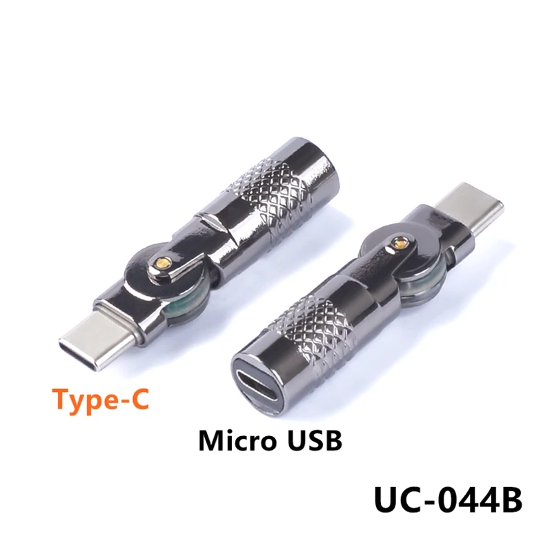 Revolving USB Type-C to Micro USB Adapter - High-Speed Charging & Data Transfer