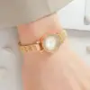 Simple And Fashionable Women's Quartz Watch With Rhinestones 4