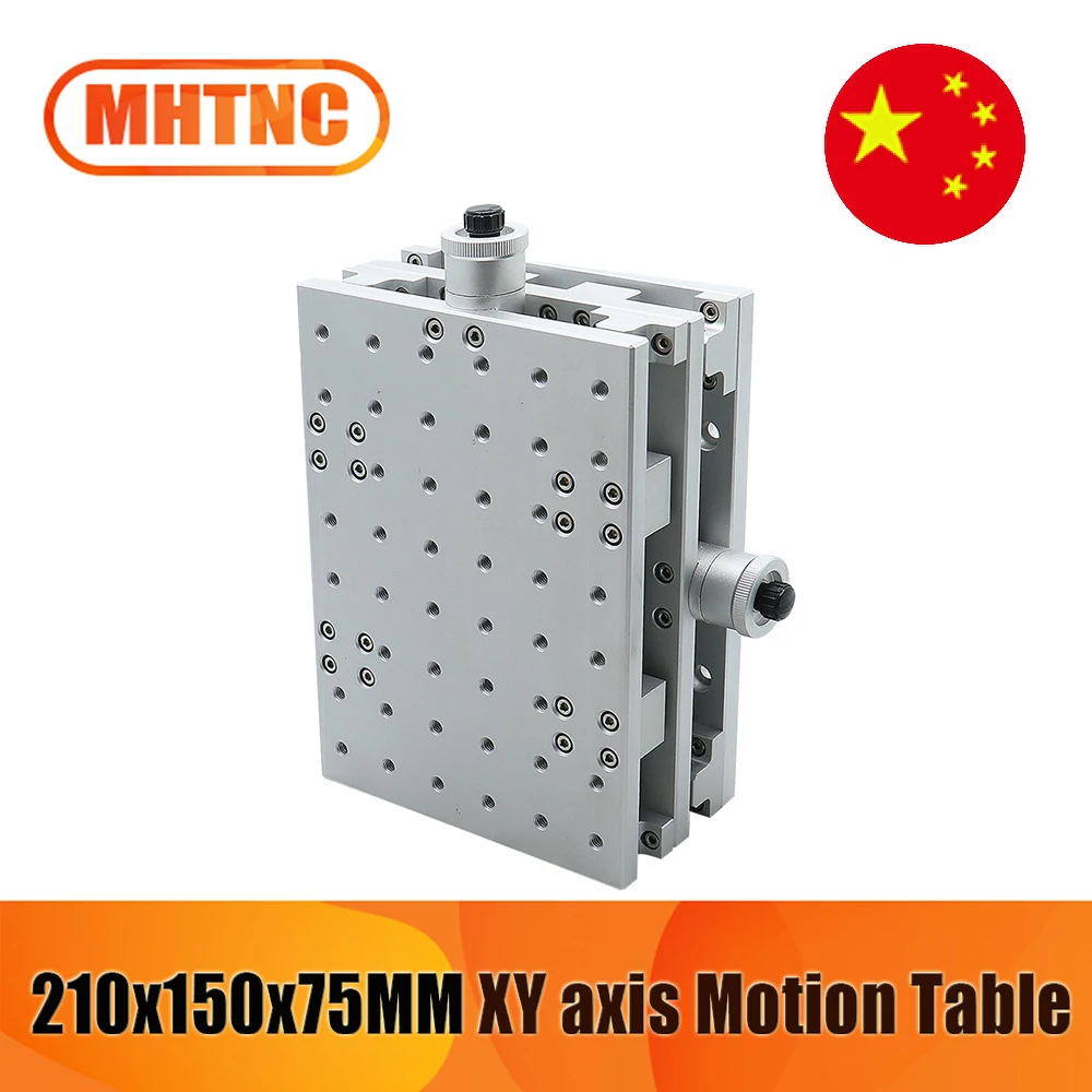 Moving Table 210x150x75MM XY Axis 2 Axis Manual Motion Portable Cabinet ...