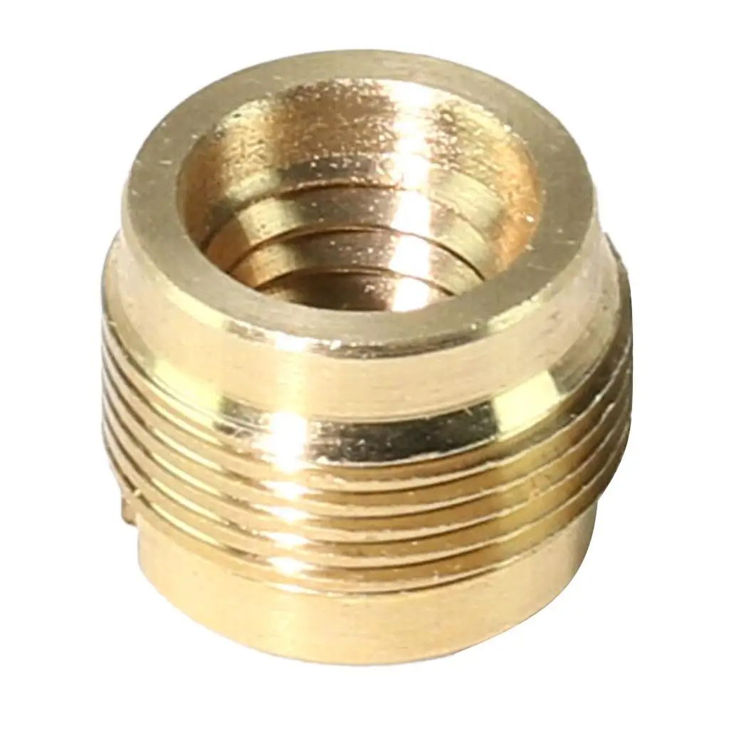 Brass Screw Thread Adapter for Microphone Mic Stand 5/8" Male to 3/8" Female