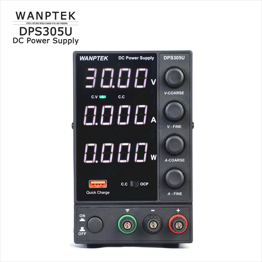 

Dc Power Supply WANPTEK DPS305U DPS3010U DPS605U LED 4 Bit Digital Display Switching DC Regulated Power Supply