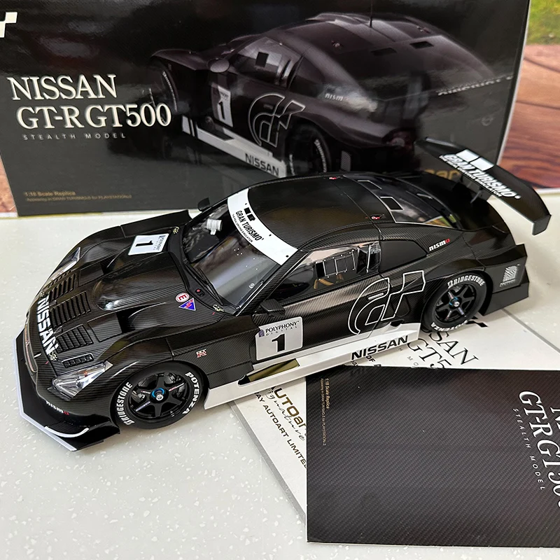 Autart-1:18 gtr gt500 gt5レーシングゲームバージョン,自動車モデル