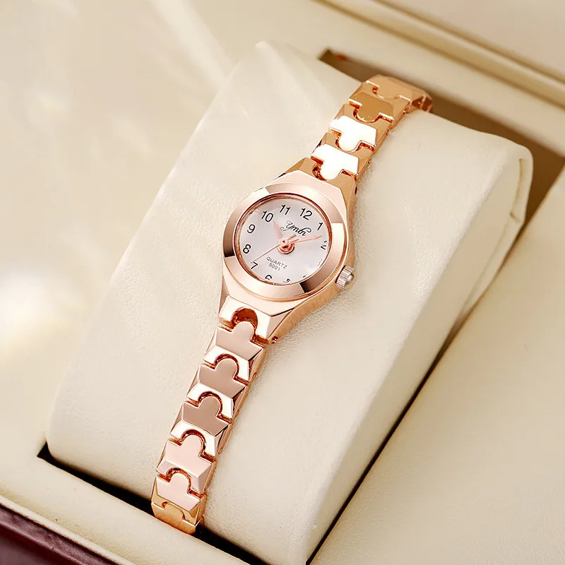 Ladies Watch, Mini Dial Fashion Versatile Vintage Trend Quartz Watch