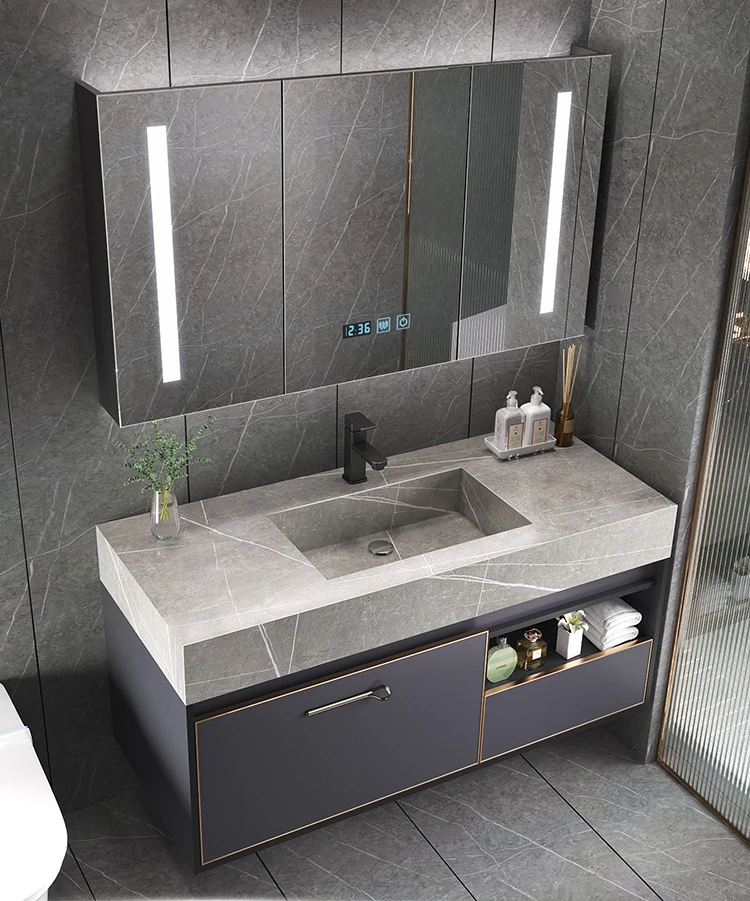 Image showcasing Modern Minimalist Bathroom Vanities