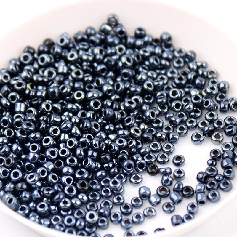 Electroplating Silver & Bronze Metallic Beads for DIY Handmade Necklaces