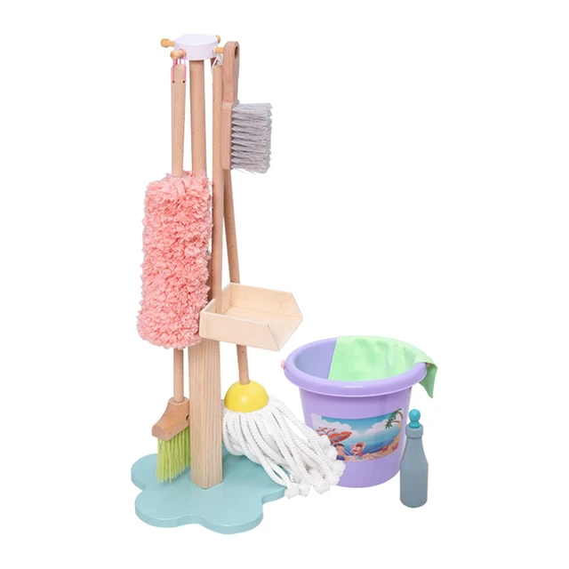 Toddler Cleaning Set Pretend Play Kit Cleaning Toys Cleaning Toys Gift For  Toddlers Include Broom Mop Duster Dustpan Brushes Toy - AliExpress