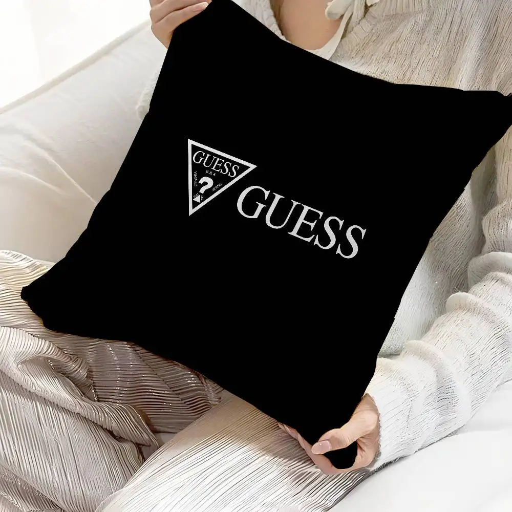 패션 G-Guess 쿠션 커버 폴리에스테르 소파 쿠션 장 쿠션 홈 데코레이션 베개 커버