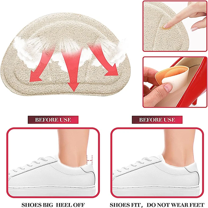 1 Pair Heel Protector Pads Shoe Insoles Accessories Unisex