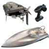 UDI RC UDI022 Brushless Remote Control Boat Boat for Adults with 3S 4S 2 Sets of Batteries 25 Inch 30mph+ 50km/h + Alloy Steel 2