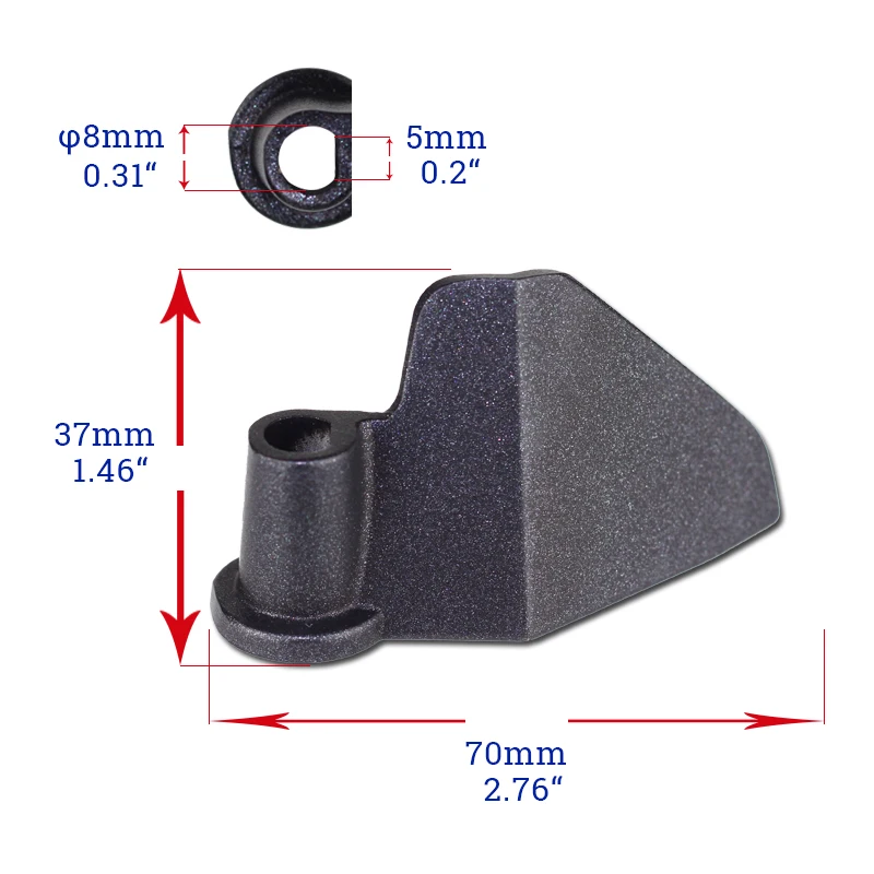 Mixing Blade of Bread Machine Bread Bucket Accessories Aluminum Alloy Material Food Grade Non Stick Coating Face Blade