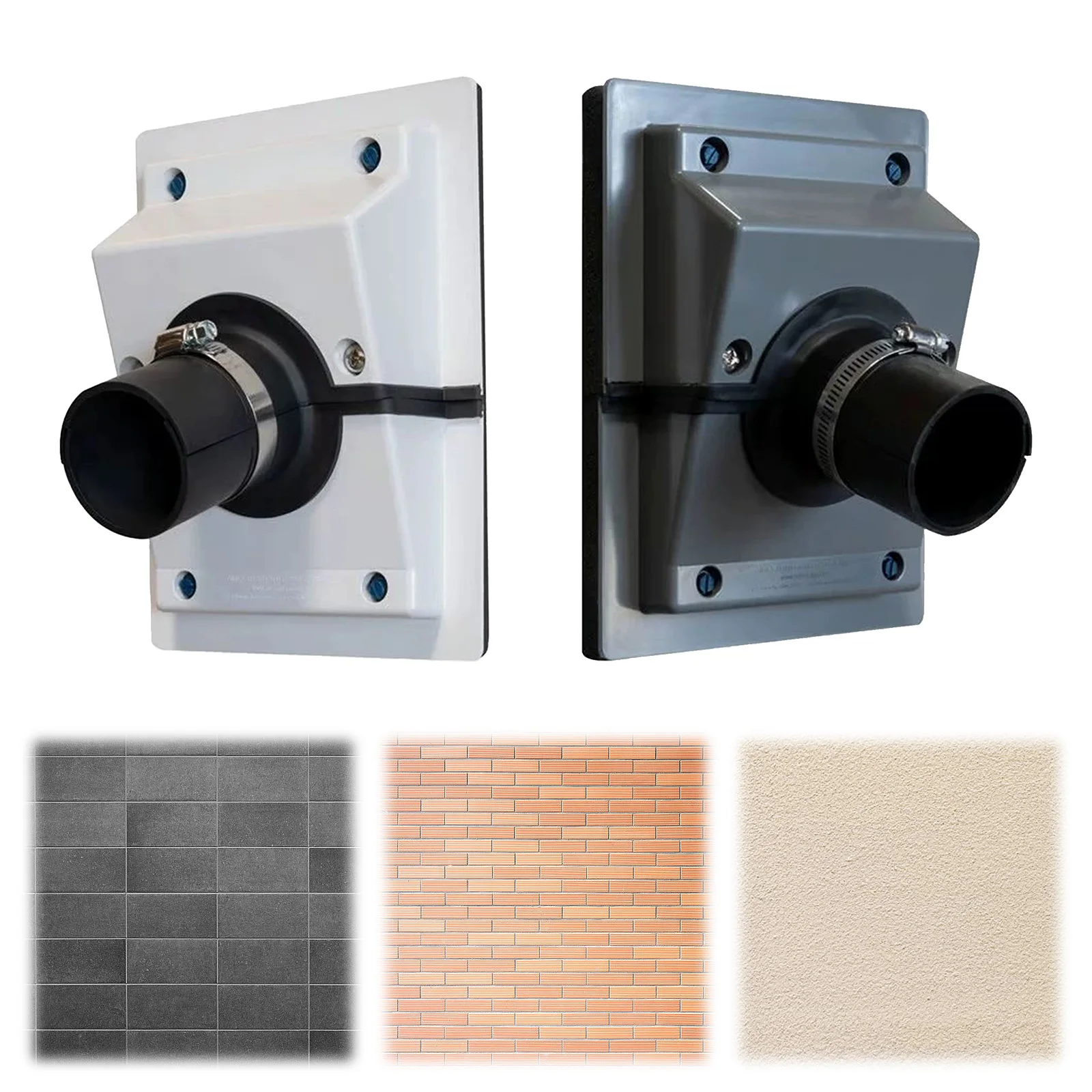 ชุดปิดรูผนังและท่อสำหรับเครื่องปรับอากาศแบบสากล พร้อมแผ่นปิดรูท่อแบบนุ่ม ติดตั้งง่ายสำหรับเครื่องปรับอากาศ/มินิสปลิต 1