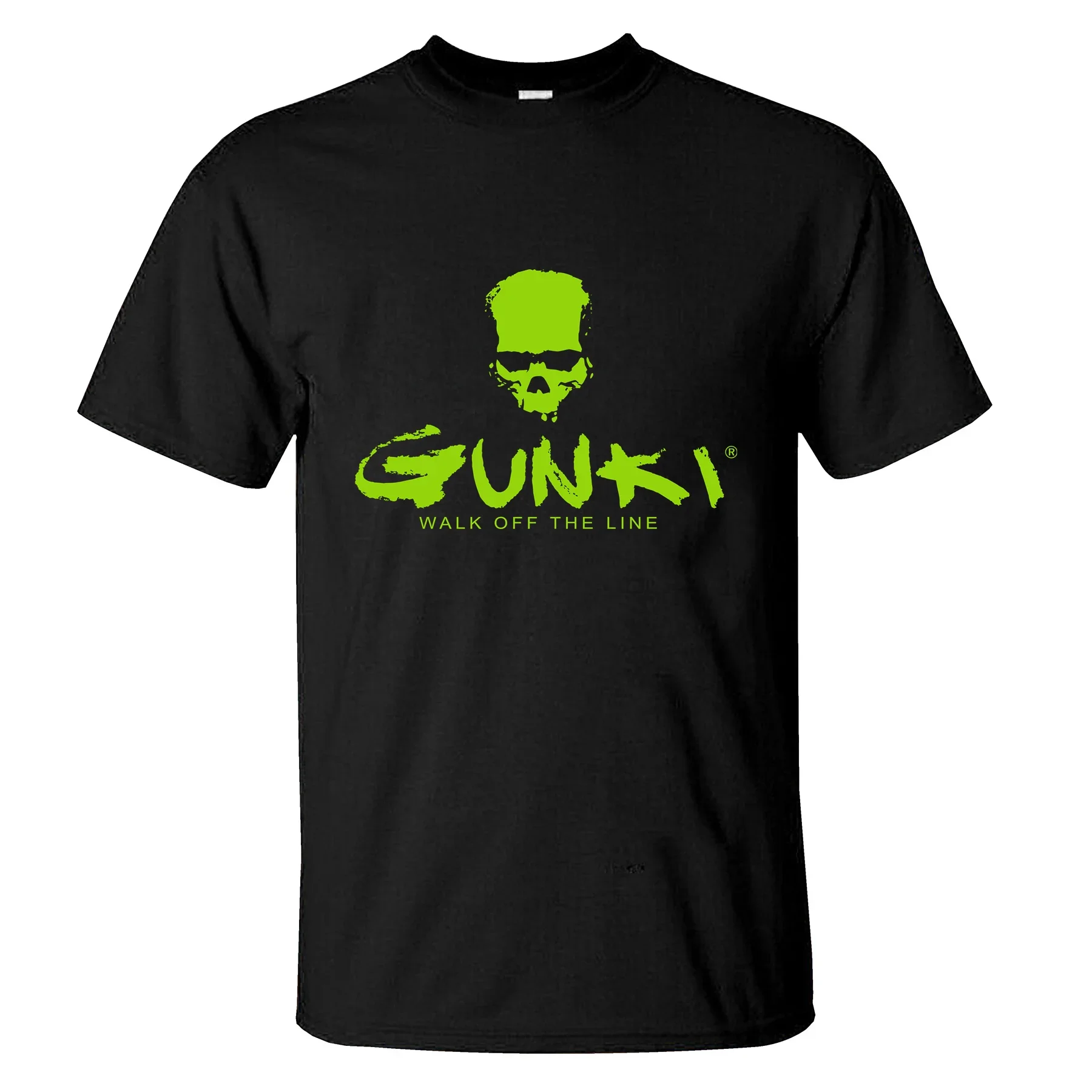 

2023 Fashion Tees Men GUNKI Logo T Shirt Casual Oversized Breathable T-shirt Graphic Youth Cloth Streetwear S-3XL