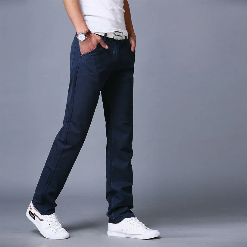 thumbnail image 1 of Pantalones de traje fluido de talla grande para hombre, pantalones ajustados con trenzas para hombre, ropa de trabajo drapeada, reseñas coreanas baratas, muchas confecciones, 1 of 5