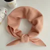 British Triangle Wool knitted Scarf Women Autumn Winter Comfortable Gentle Sweet Korean Version Neck Protection Small Scarf 6
