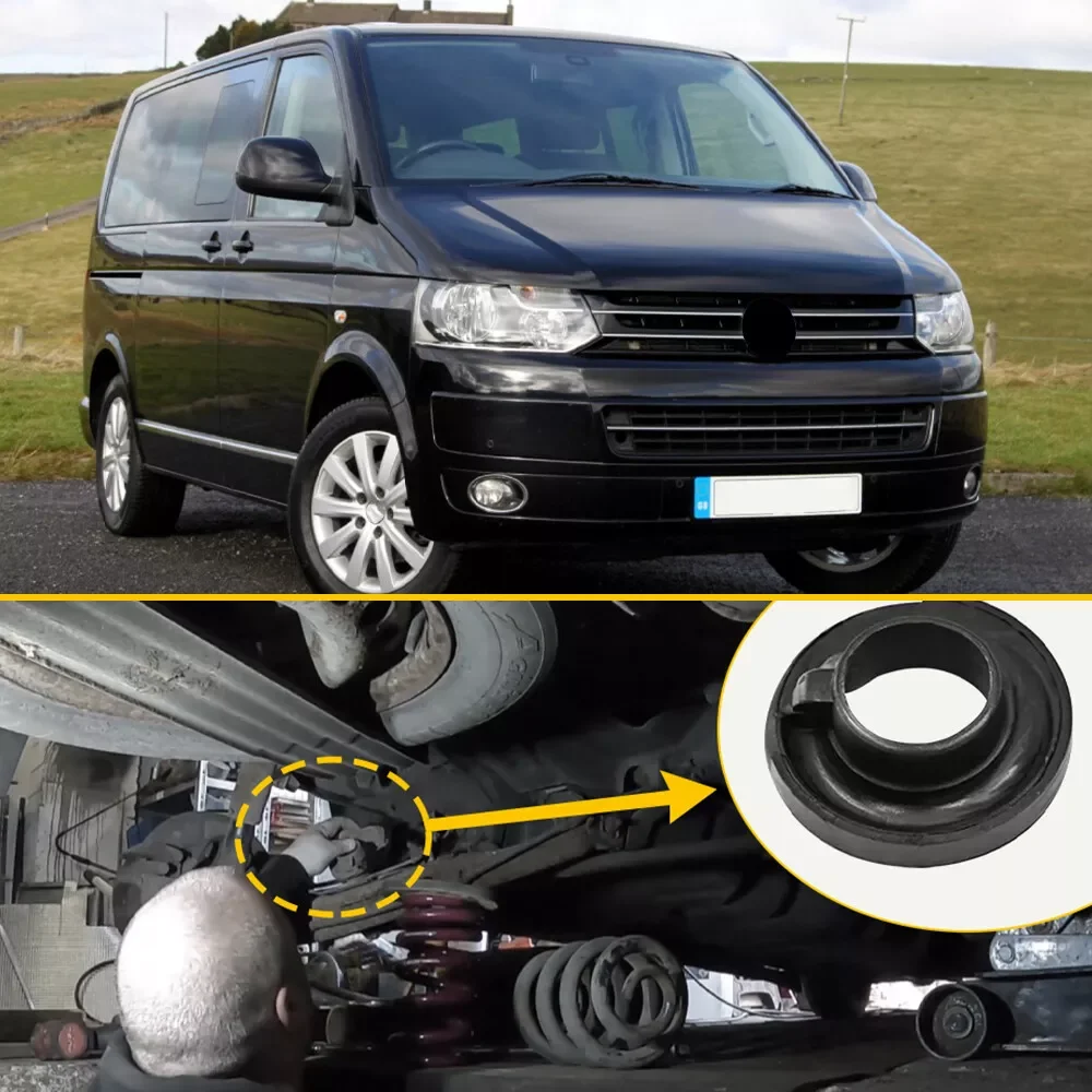7H0511150B Spring Pads Rear Axle Lower for Volkswagen Transporter T5 2003-2015 Car Accesssories