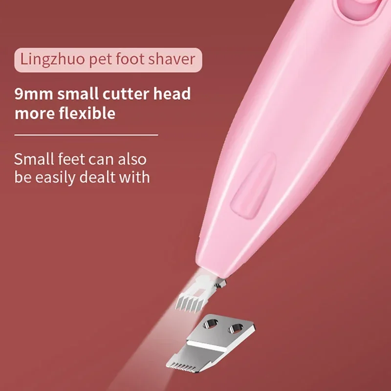 Professional Electric Dog Cat Grooming Clipper Rechargeable Cordless Pet Hair Trimmer Blades Ears Paws Body Trimming Grooming