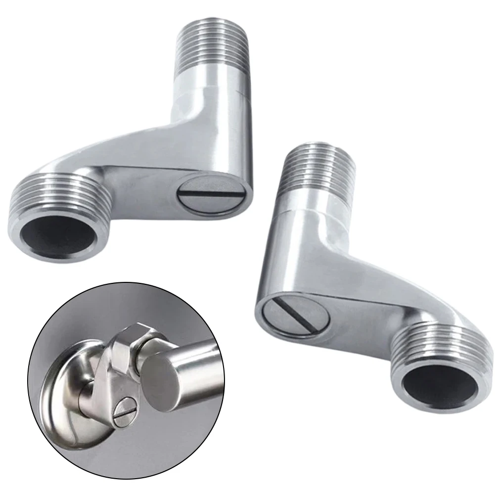 Faucet Accessories Adjustable Angle Valve Replacement Shower Faucet Adapter Part Stainless Steel Shower Faucet Extended Joint Accessories
