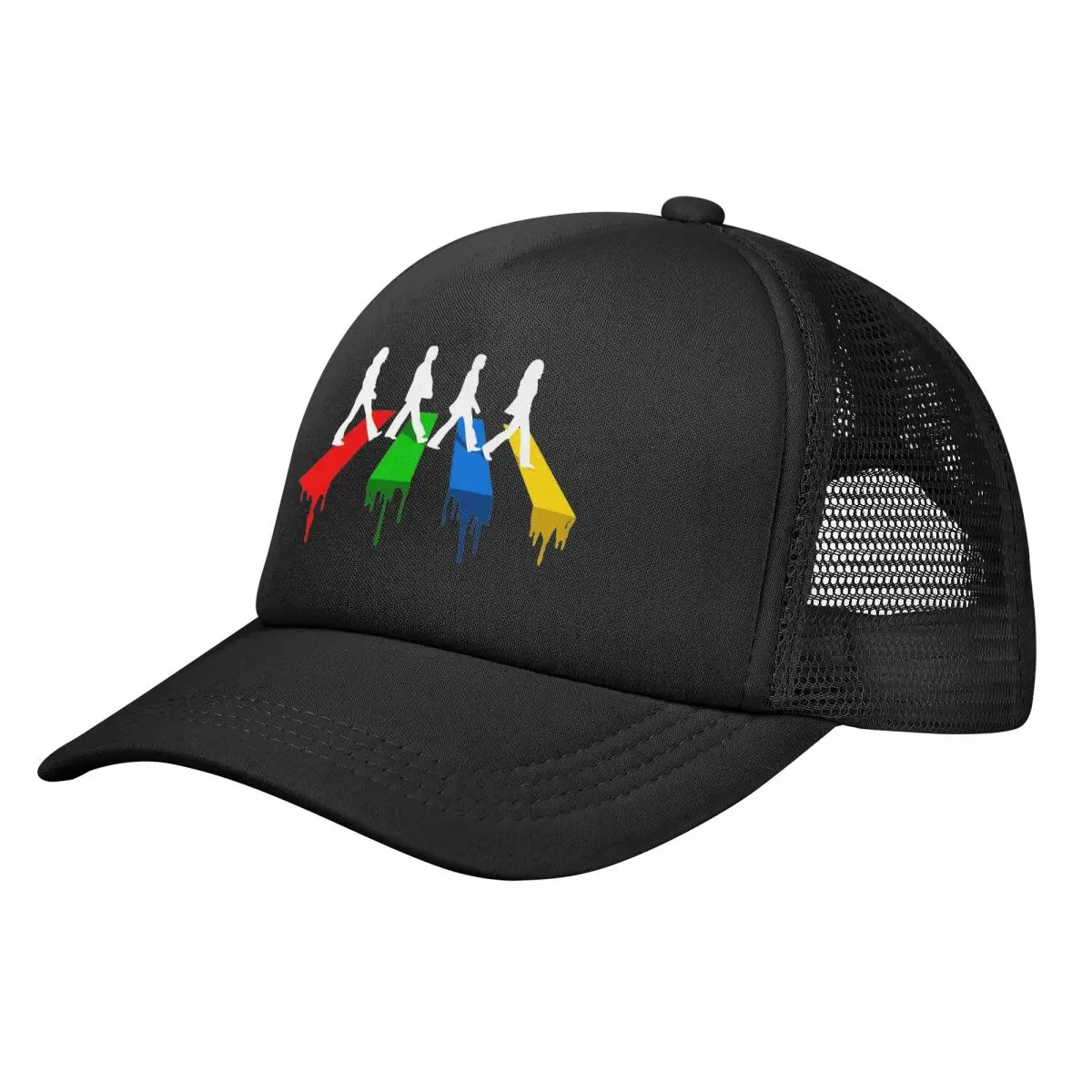 Street Walk The Beatle Trucker Cap Adult Fashion Rock Music Hats Cappello Da Sole Trucker Cap Cappellini Snapback Regolabili Berretto Da Baseball In R