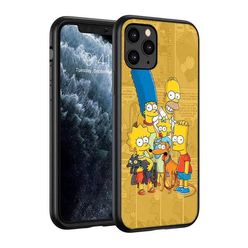 iphone 13 pro max cover The Simpson Boys Silicone Cover For Apple IPhone 13 12 Mini 11 Pro XS MAX XR X 8 7 6S 6 Plus 5S SE Phone Case Coque case iphone 13 pro max