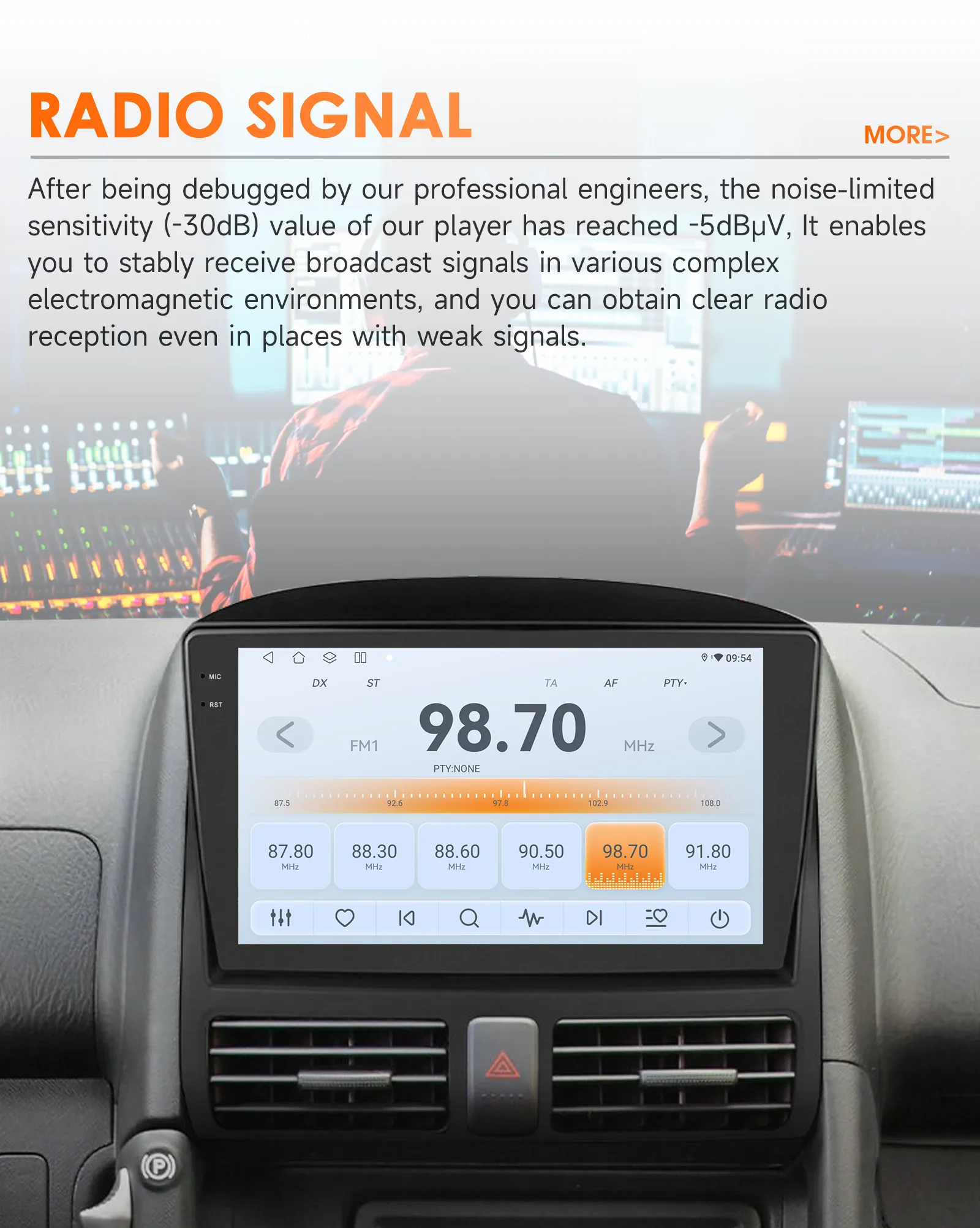 6115 8-Kern Carplay Android 14 Autoradio für HONDA CRV CR-V 2002 - 2006 Multimedia-Player GPS 360 Kamera Bildschirm 9 Zoll 2-DIN Autoradio – Detail 20