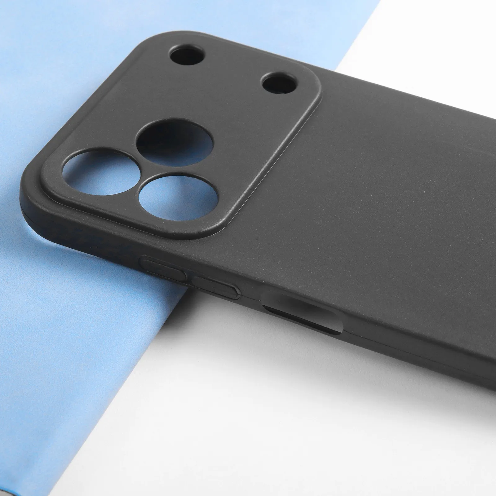 Luxury Matte Silicone Phone Case with Camera Protection - Premium Back Cover