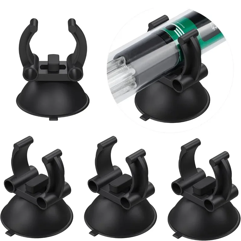 4PC Aquarium fish tank suction cup heating rod oxygen tube water tube fixing