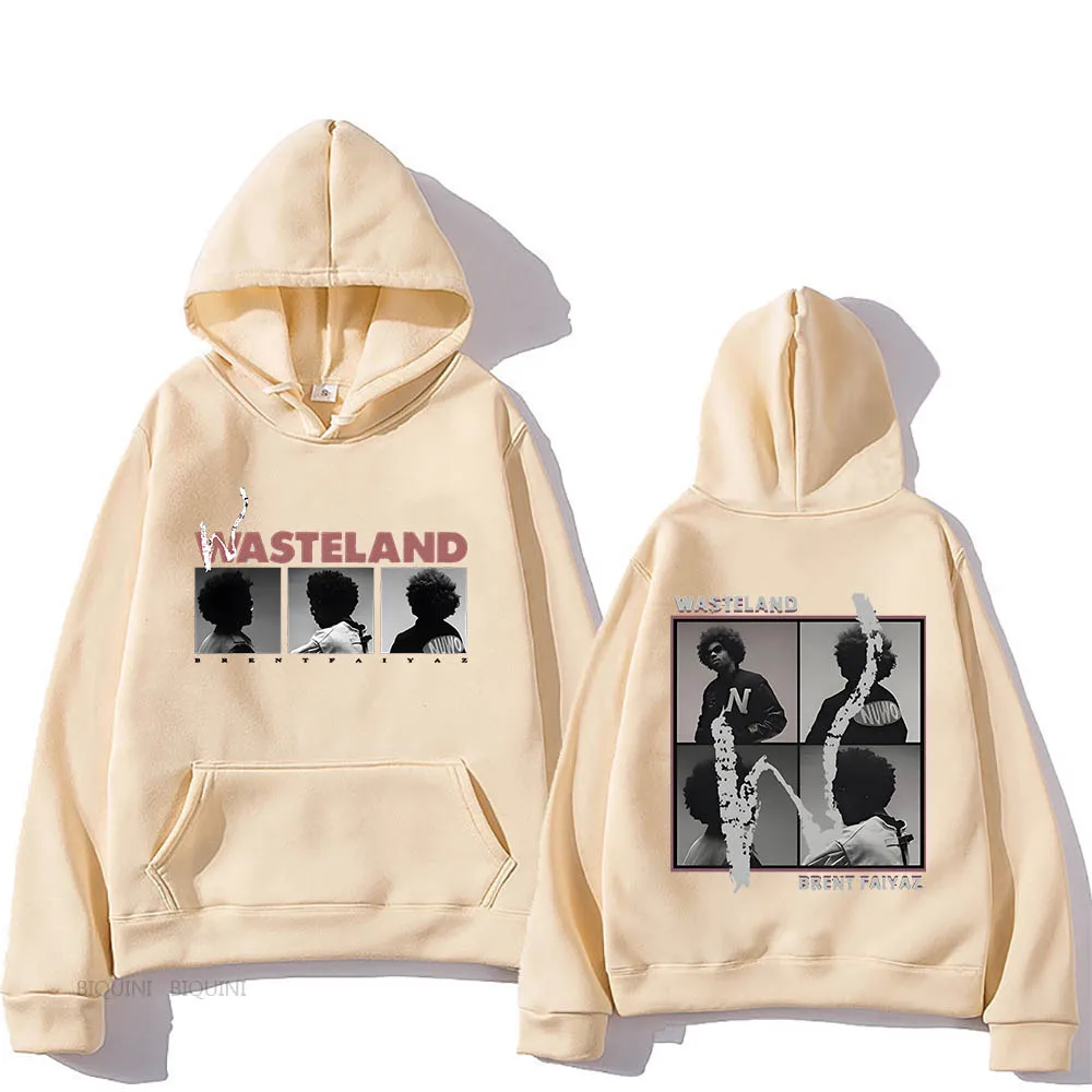 Brent Faiyaz Vintage Anime Hoodies Punk Manga Sweatshirts Cute Cartoon