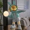 36cm Astronaut Night Light Resin Statue Decoration Bedroom Bedside Children's Room Light Adjustable Light Spaceman Sculpture 1