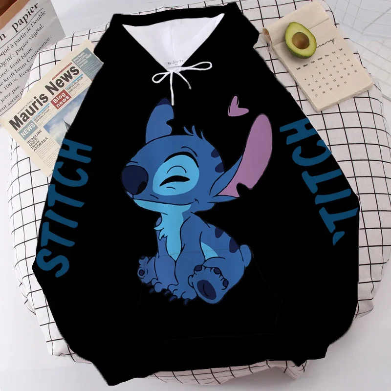 thumbnail image 1 of Sudadera con capucha de Disney para mujer, sudadera de dibujos animados con letras de monstruo y Ángel, jersey bonito Harajuku Unisex con bolsillo, 1 of 5