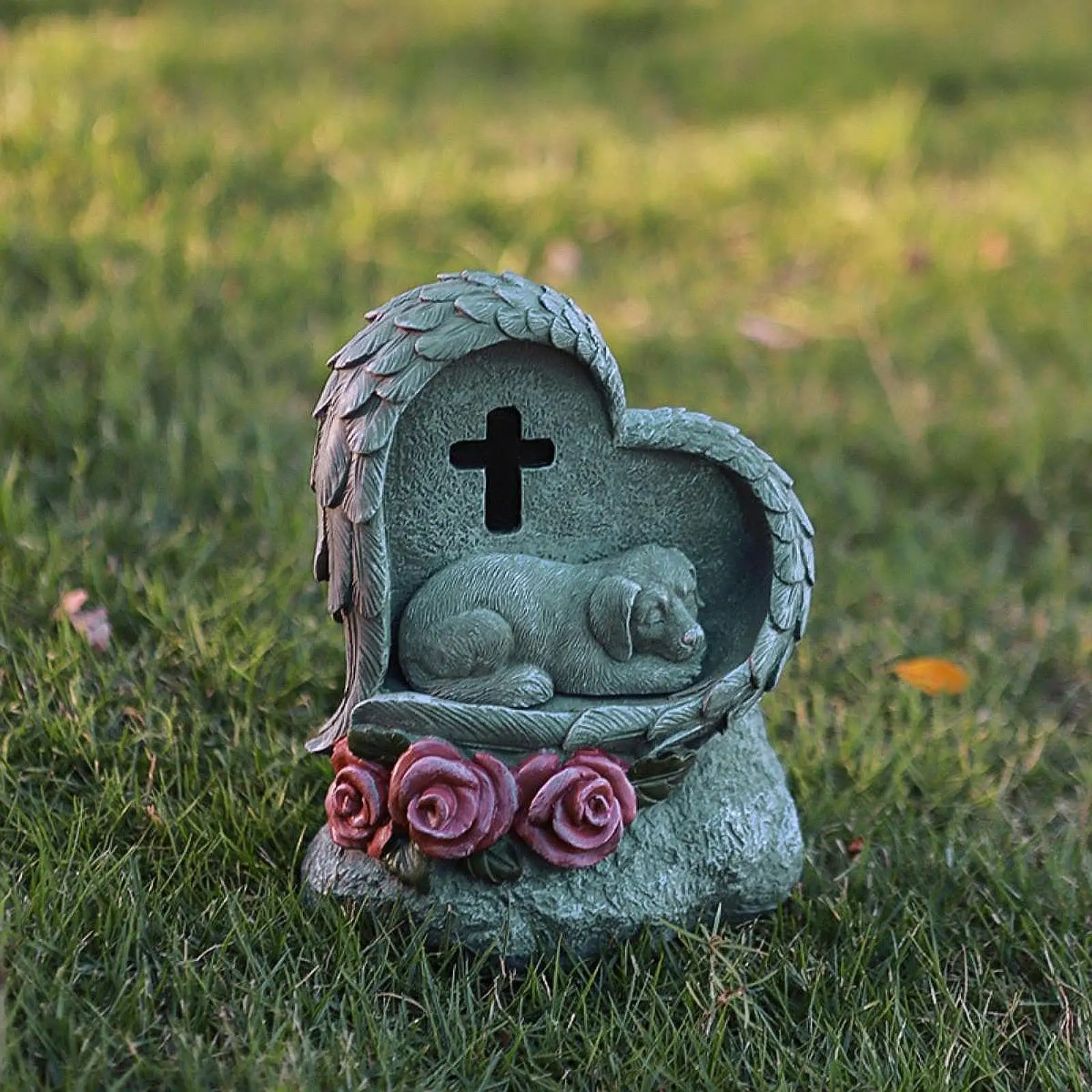 Pet Grave Marker Garden Memorial Gifts Backyard Compact Small Animal Monumen