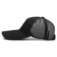 Spring and summer linen mesh cap embroidery versatile baseball cap sunscreen men's hat running cap  running hat alpine hat 5