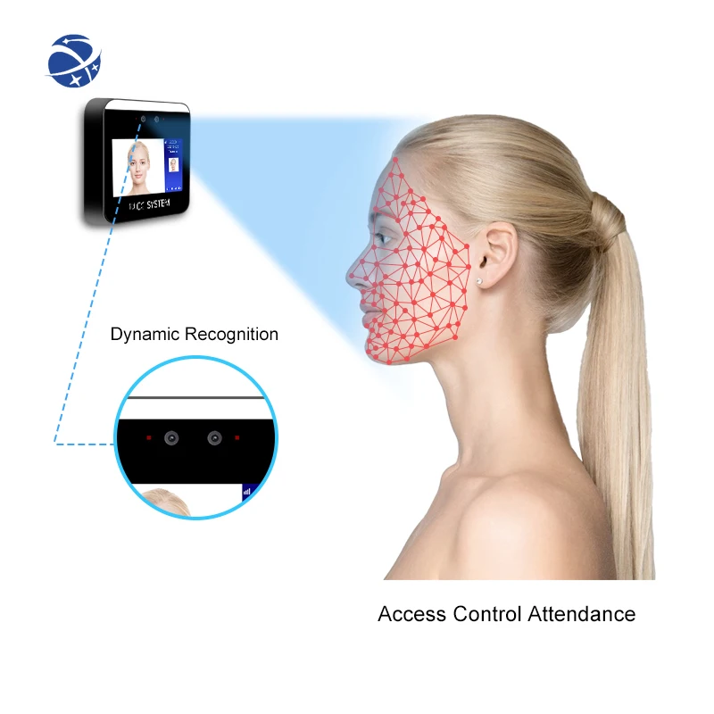 

YYHC Dynamic biometric facial recognition access control products with employee time attendance