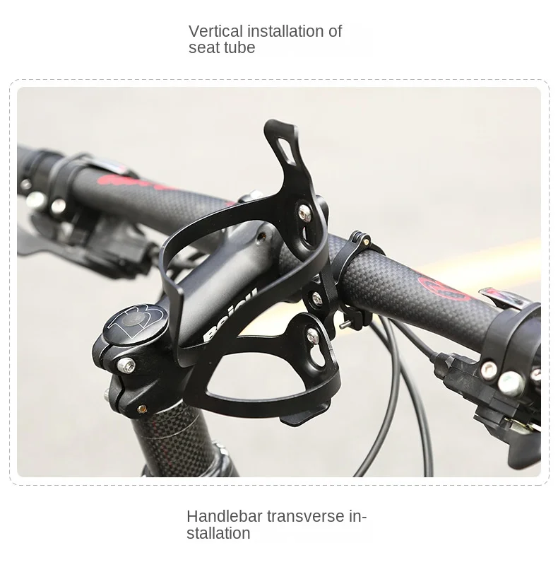 1 stücke Aluminium Legierung Fahrrad Flasche Käfig Umwandlung MTB Rennrad Flasche Halter Adapter Fahrrad Wasser Tasse Halter Radfahren Zubehör – Detail 5