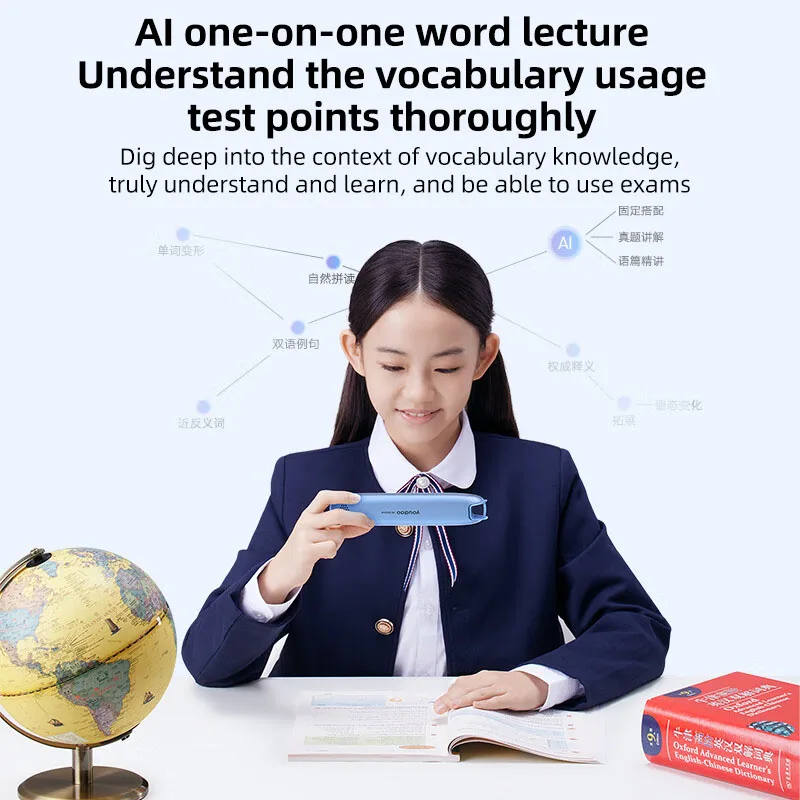 Youdao Language Translator Pen S6 Pro Scanning Dictionary Pen For Language Learner Students Translated Pen（Chinese Interface)