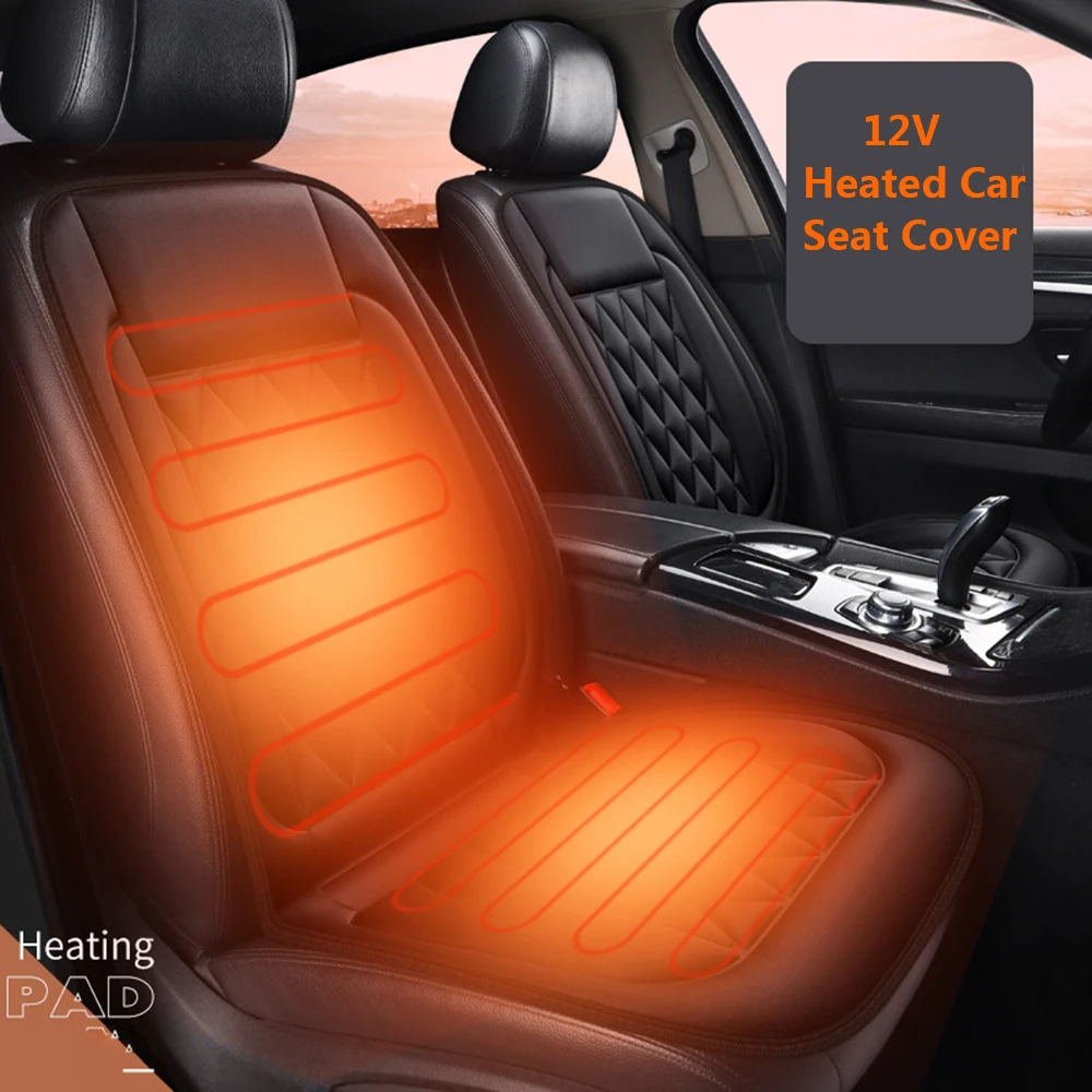 Heated Seat Cushion For Car Heated Seat Pad With Universal Winter Warmer  Timing Seat Heating Car Accessories Seat Cover Pads Set - AliExpress