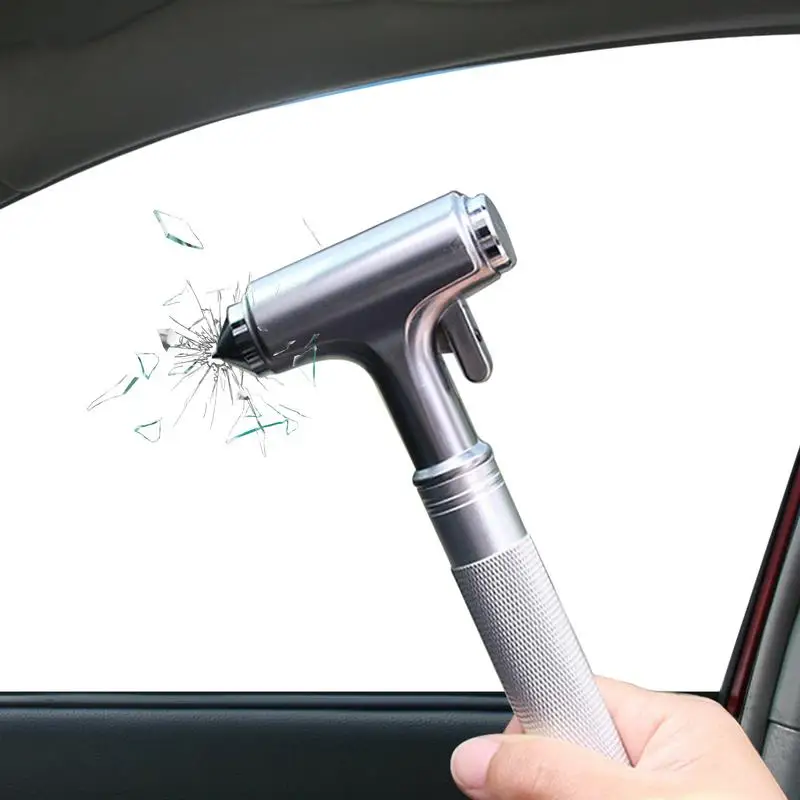 Auto bezpečnosti hamr automobilové kov okno sklo jistič seatbelt řezačka natvrdo aluminium slitina hlava design dopravní prostředek auto uniknout nářadí