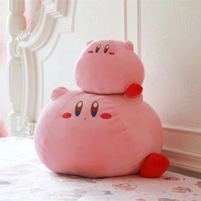 Kirby Pillow Cartoon Cute Plush Doll Stuffed Animal Peripheral Children's Birthday Gift Home Stuffed Animal Plushies Toy 3