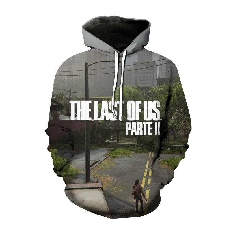 

Толстовка унисекс с капюшоном и 3D-принтом «The Last Of Us»