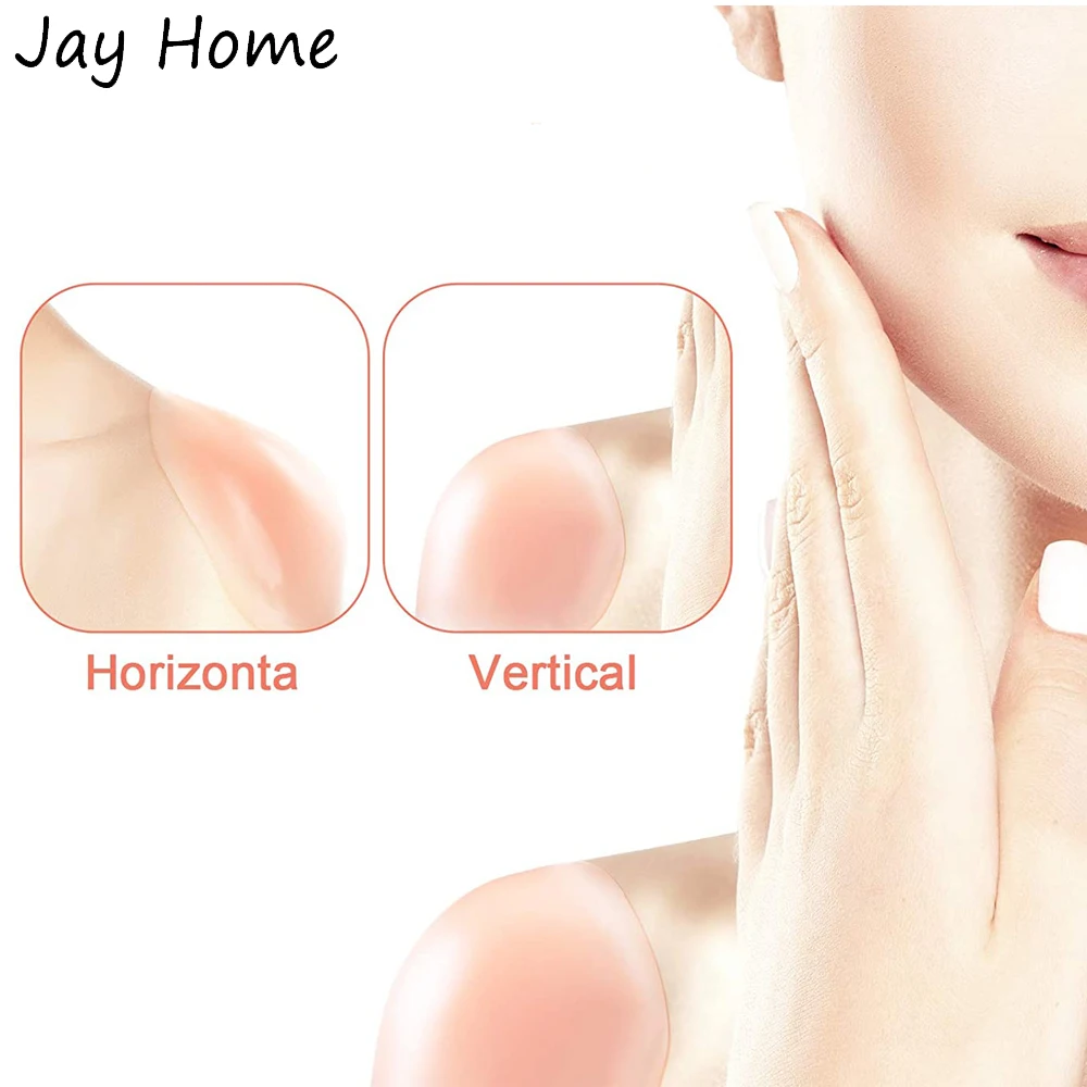 1 Pairs Soft Silicone Shoulder Pads Reusable Adhesive Shoulder Pads Anti-Slip Enhancer for Womens Men Clothing
