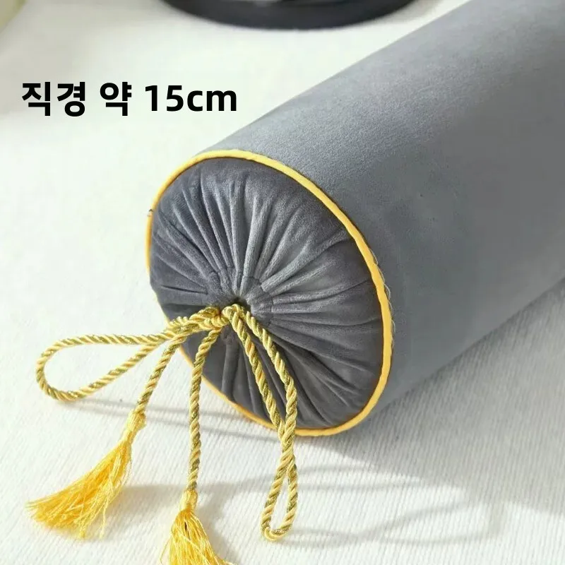 뷰티 살롱 발 받침대 베개 라텍스 확장형 캔디 모양 발 마사지 베개 캠핑 야외 여행 필수품