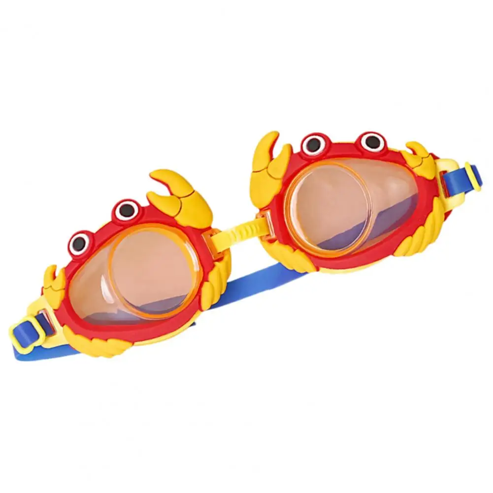 Kids Swim Goggles Adjustable Strap Transparent Lens Waterproof Animal Shape Diverse Styles Anti-frog ABS Cartoon Design Swimming