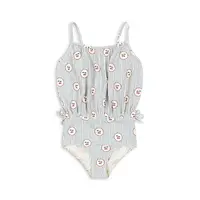 Promotional Children's Swimsuits KS Series Girls Suspender Swimsuits Baby Long-sleeved Sun Protection Vacation Beach Pants Set 2