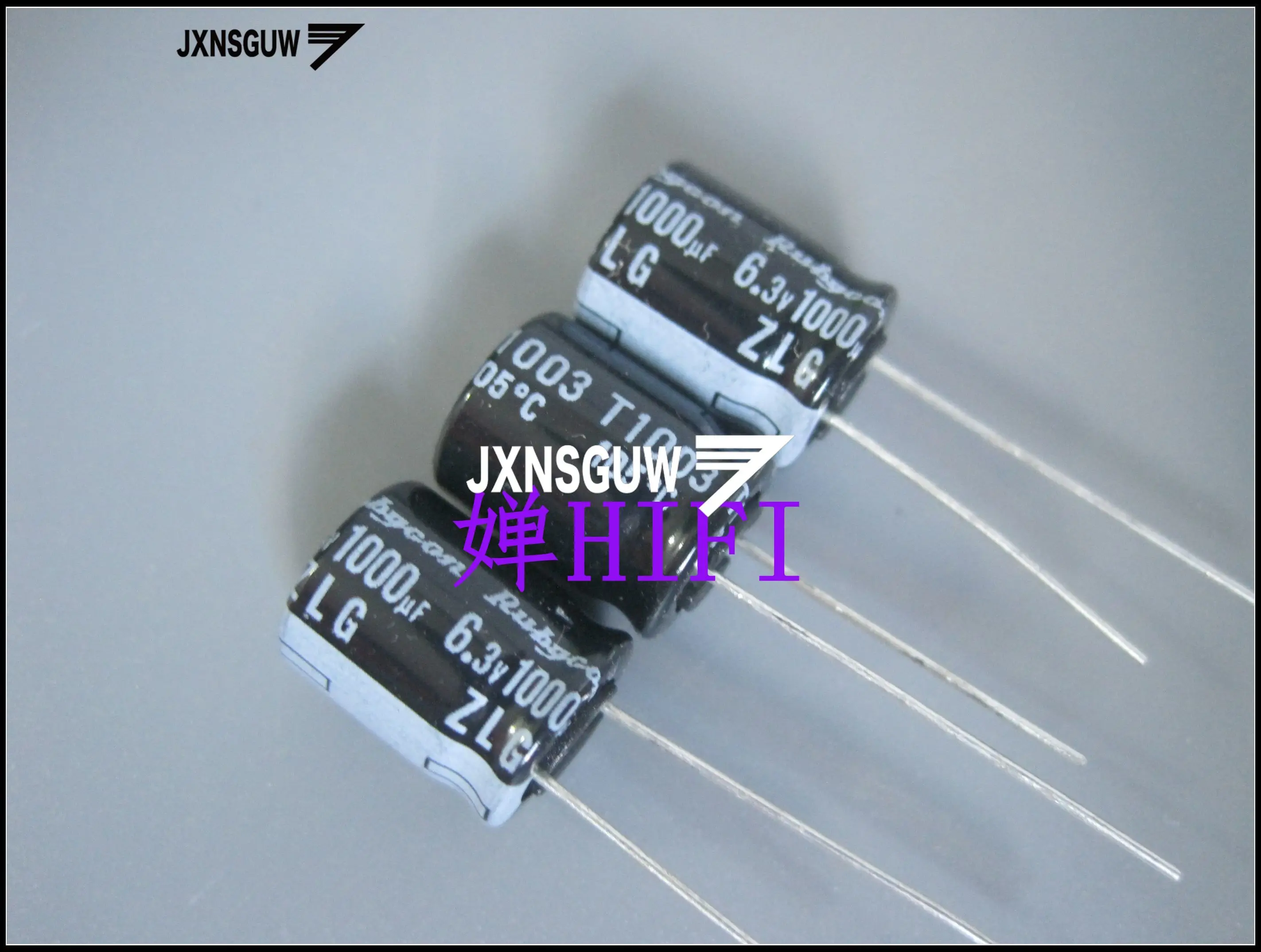 

20PCS NEW RUBYCON ZLG 6.3V1000UF 10X12.5MM Aluminum electrolytic capacitors 1000uF/6.3v 105 degrees 1000UF 6.3V