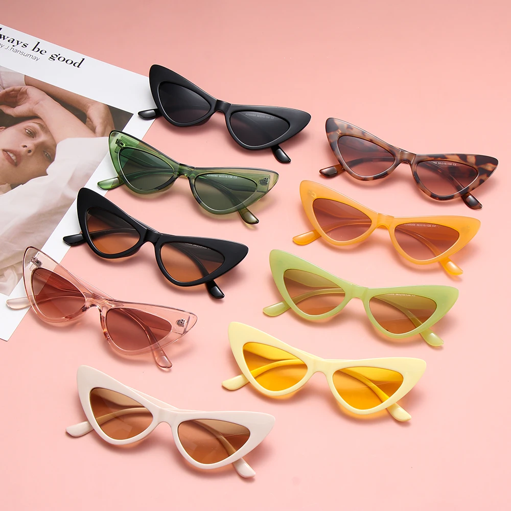 Empirisch Inconsistent Proficiat 1Pc Vintage Cat Eye Zonnebril Voor Vrouwen Kleine Frame Retro Zonnebril  UV400 Bescherming Eyewear Fashion Rijden Eyewear|Women's Sunglasses| -  AliExpress