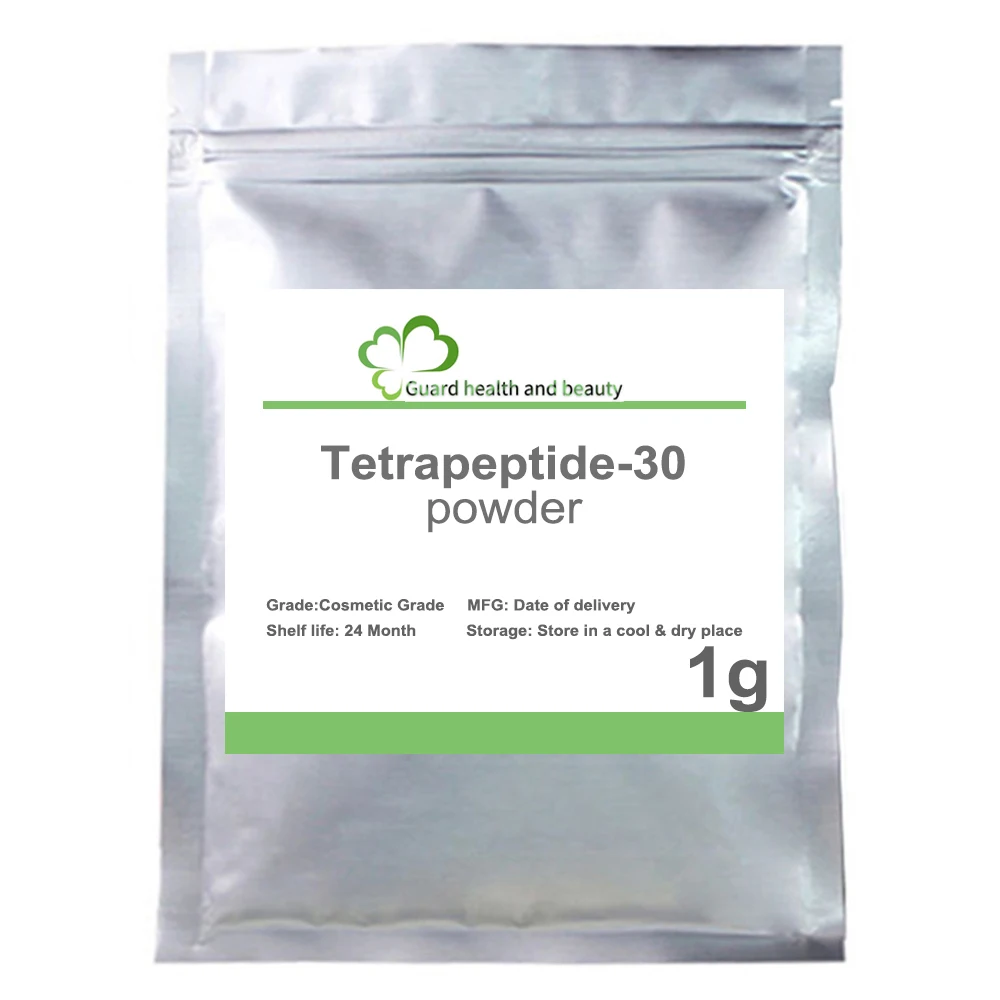 Hot Sell Tetrapeptide-30 Powder For Skin Care Whitening Anti-Wrinkle Cosmetic Raw Material hot selling oxothiazolidinecarboxylic acid powder skin whitening anti aging cosmetic raw