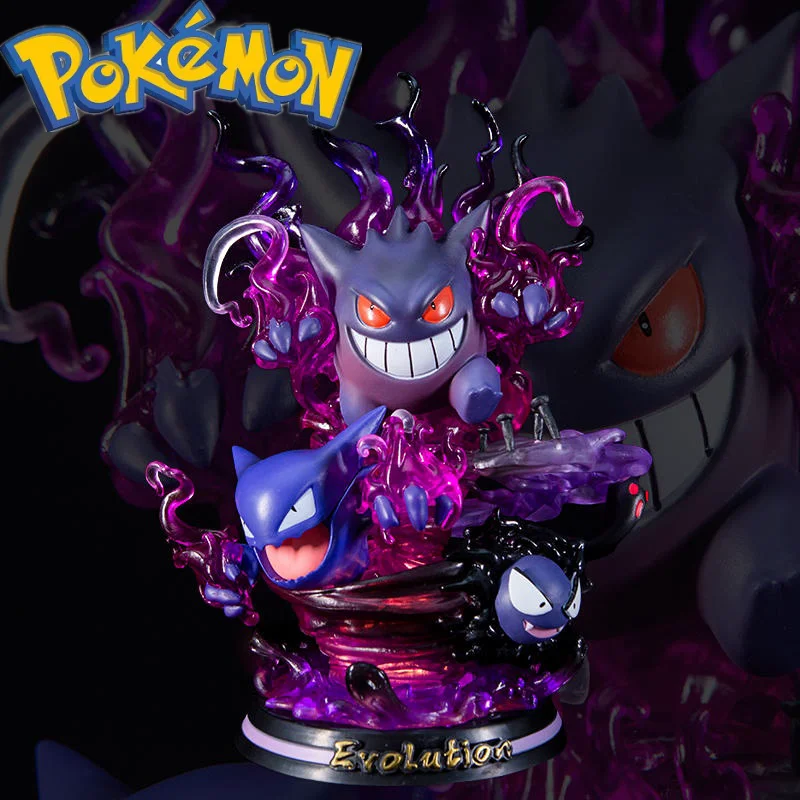 

Hot Cartoon Kawaii Pet Elf Toys Gengar Haunter Fire Dinosaur Dream Anime Action Figures Collect Model Ornaments Statue Doll Gift