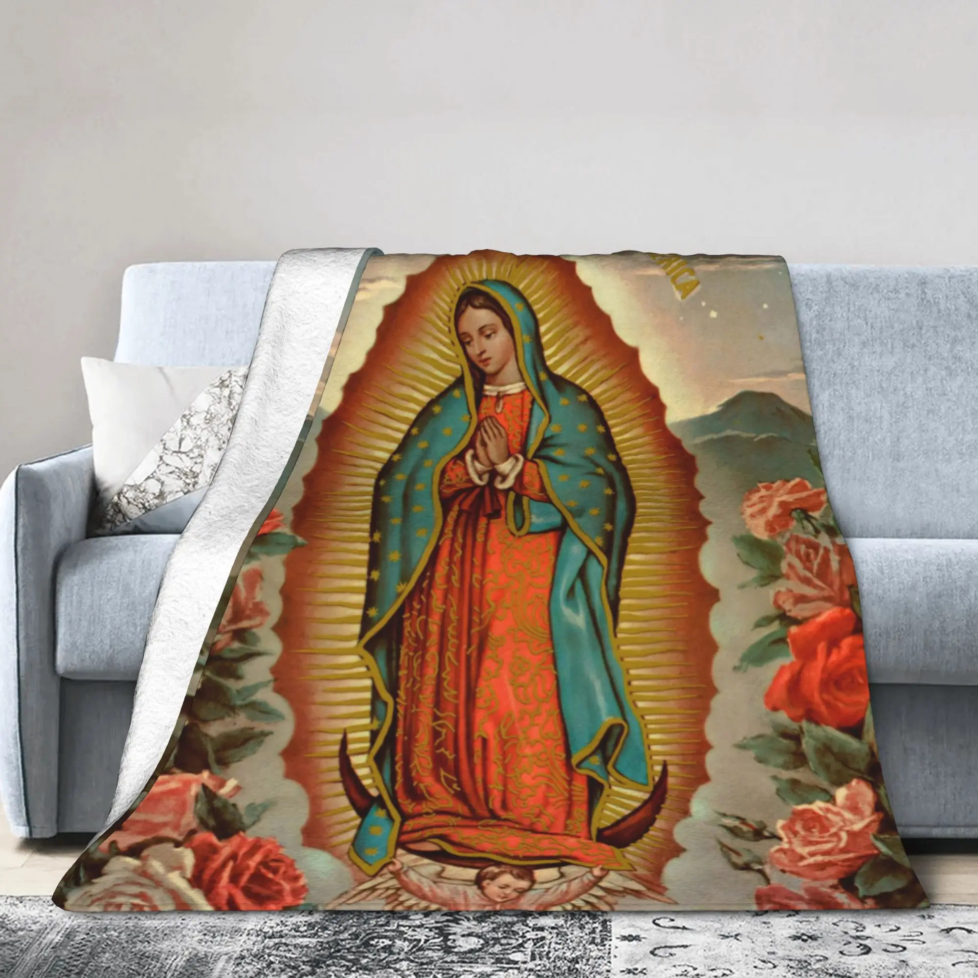 Guadalupe Virgin Mary Blanket 2
