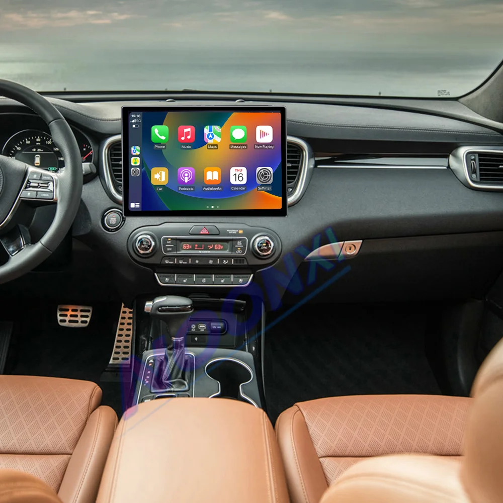 

For Kia Sorento 3 2015-2018 Tesla Style 2 K Screen 8G 256GB Android 13 Car Radio Stereo Multimedia Player GPS Nav Carplay