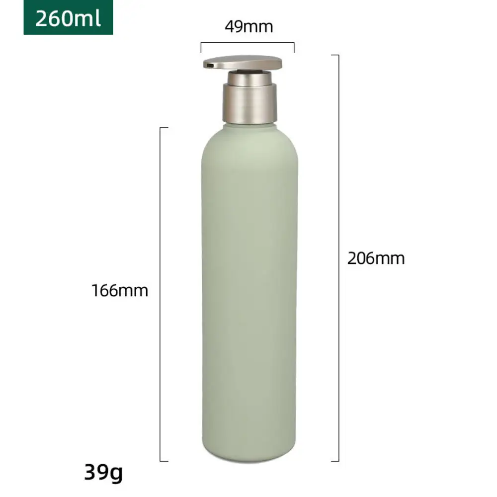 Oruola Set 3 Flaconi Da Viaggio Per Shampoo | 260 Ml, Antiperdita, Ricaricabili | Verde, Rosa, Blu - 3